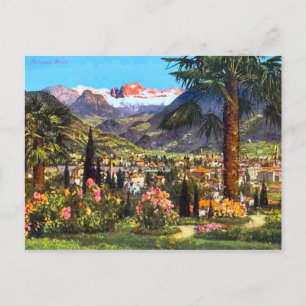 Bolzano, Italy, and the nearby Alps Postcard