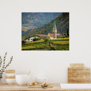 Bolzano, Italy landscape photograph Poster