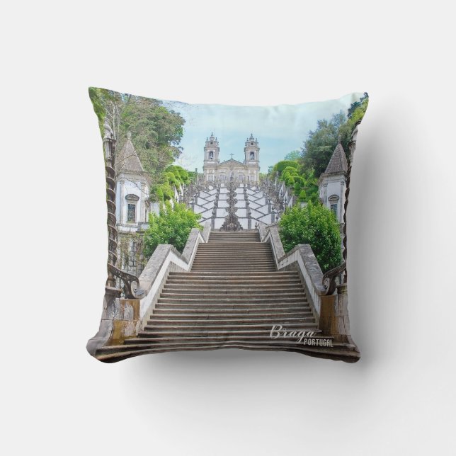 Bom Jesus Braga Sanctuary photo, with prayer Cushion (Front)