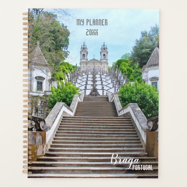Bom Jesus Braga Sanctuary photo, with prayer Planner (Front)
