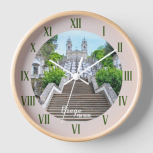 Bom Jesus de Braga Catholic Sanctuary, Portugal Clock