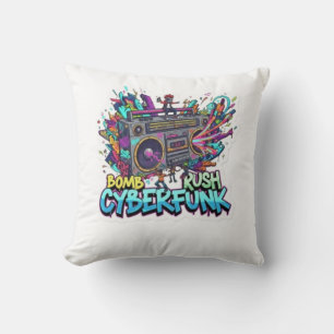 bomb rush cyberfunk cushion