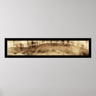 Bomb Shelters WWI Photo 1918 Poster