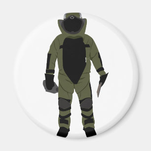 Bomb Suit Magnet