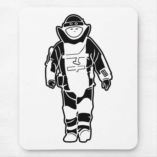 Bomb Suit Mouse Pad (Front)