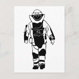 Bomb Suit Postcard
