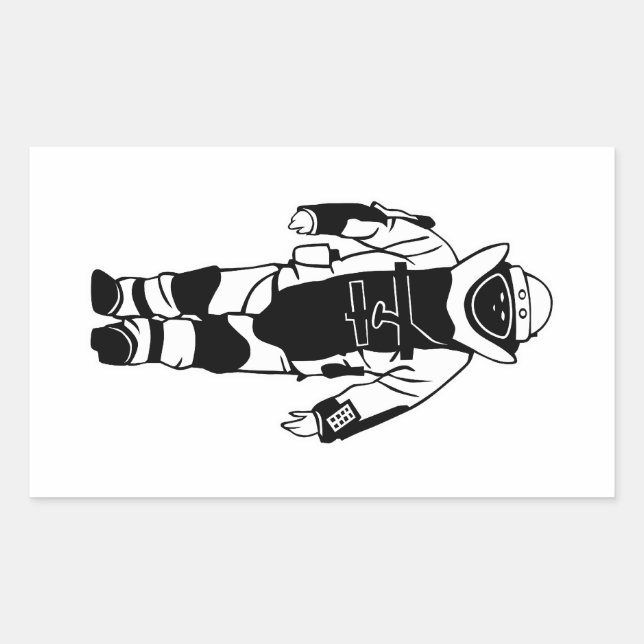 Bomb Suit Rectangular Sticker (Front)