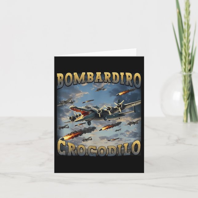 Bombardino Crocodilo  Card (Front)