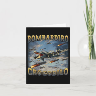 Bombardino Crocodilo  Card