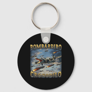 Bombardino Crocodilo Key Ring