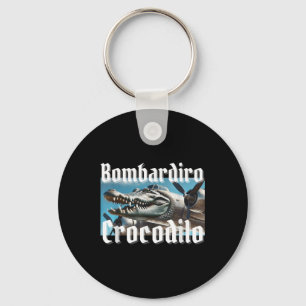 Bombardiro Bombardino Crocodilo Funny Italian Brai Key Ring