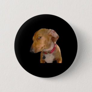 Bombastic Side Eye Funny Dog 6 Cm Round Badge