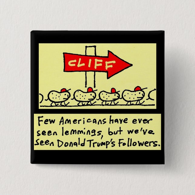 Bombastus Lemmings Button (Front)