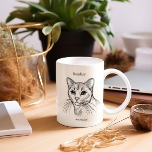 Bombay Cat Portrait Mug