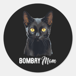 Bombay Cats Bombay Cat Bombay Mum Classic Round Sticker