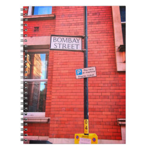 Bombay street notebook