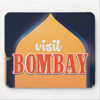 Bombay Vintage Travel Print. Mouse Pad
