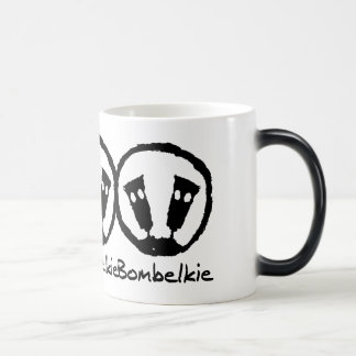 Bombelkie  Black/White 11 oz Morphing Mug