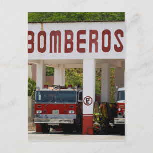 Bomberos Postcard