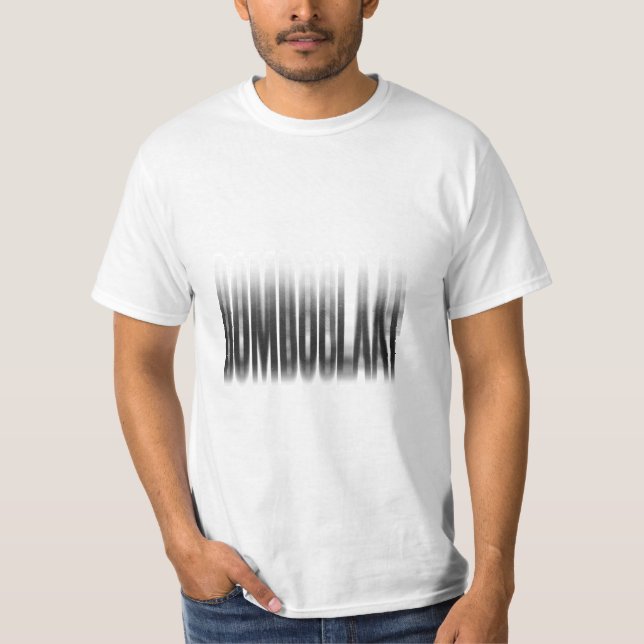 Bomboclaat Blurred Effect Typography Reggae T-Shirt (Front)