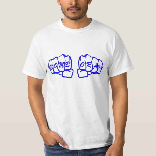 Bombora Knuckles Blue T-Shirt (Front)