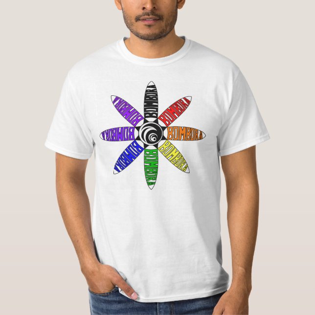 Bombora Spiral Rainbow T-Shirt (Front)