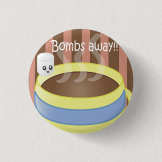 Bombs Away - Marshmallow and Coffee 3 Cm Round Badge