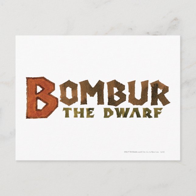 Bombur Name Postcard (Front)