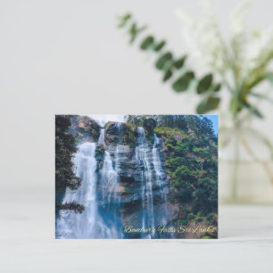 Bomburu falls Sri Lanka - Natural Photography Postcard