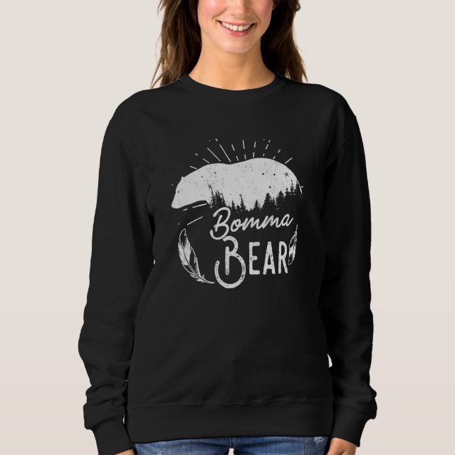 Bomma Bear Matching Family Camping Hiking Funny Ch Sweatshirt (Front)