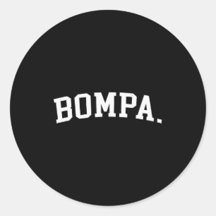 Bompa  classic round sticker