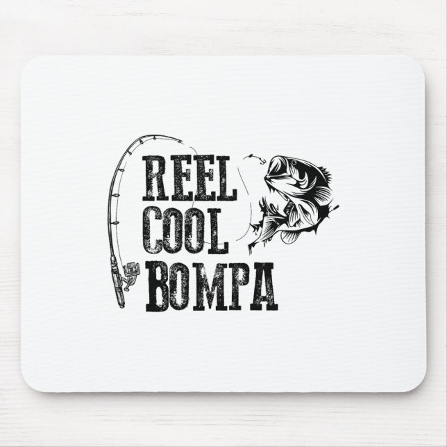 Bompa Fishing Reel Cool Bompa Funny Gift  Mouse Pad (Front)