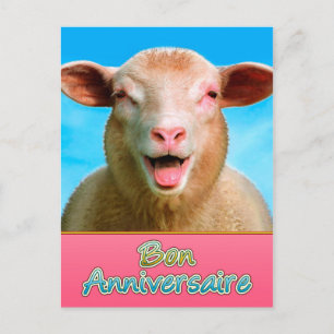 Bon anniversaire postcard