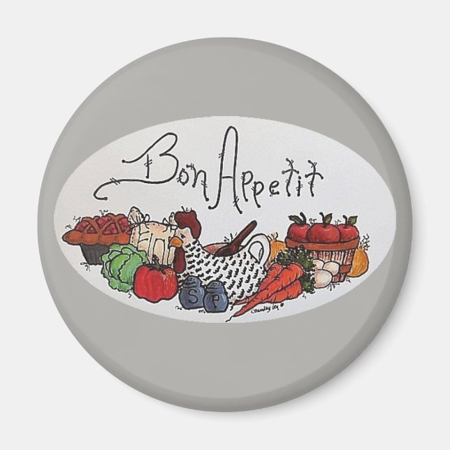 Bon Apetite Magnet (Front)