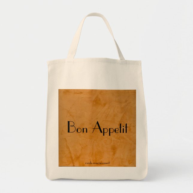 Bon Appetit 2.0 Tuscan Orange Grocery Bag (Front)