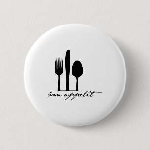 Bon Appetit 6 Cm Round Badge