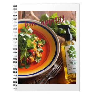 Bon Appétit – Anti-Cilantro Soap Joke  Notebook