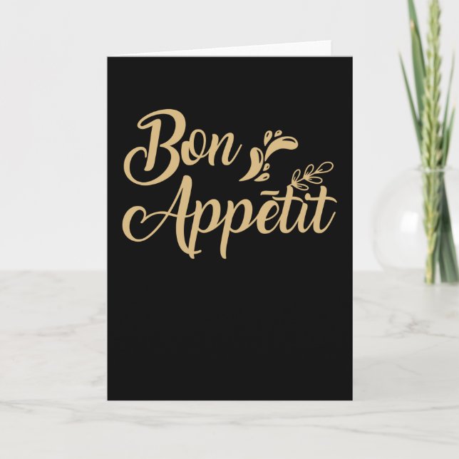 Bon Appetit Card (Front)