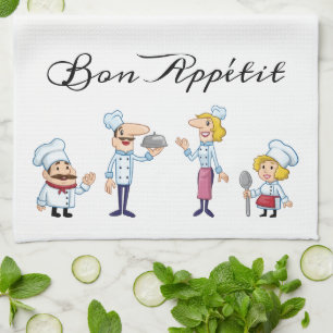 Bon Appétit Chef Family Tea Towel