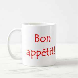 Bon appetit coffee mug