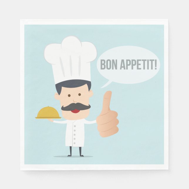 Bon Appetit Napkin (Front)