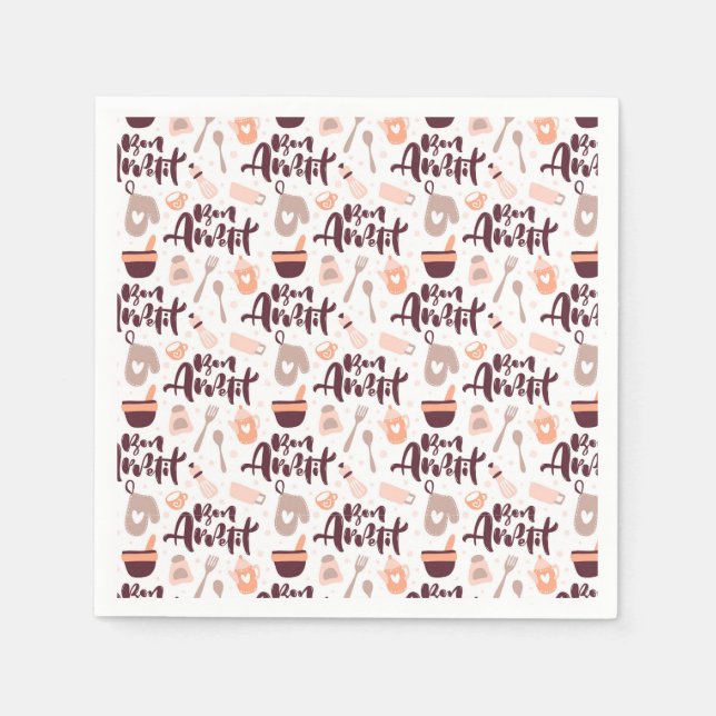 Bon Appetit Napkins (Front)