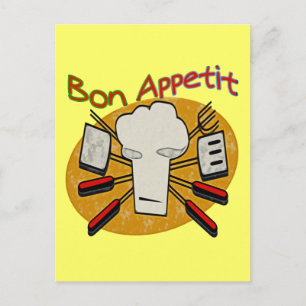 Bon Appetit Postcard