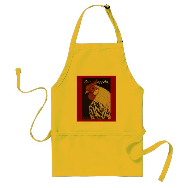 Bon appetit Rooster Standard Apron (Front)