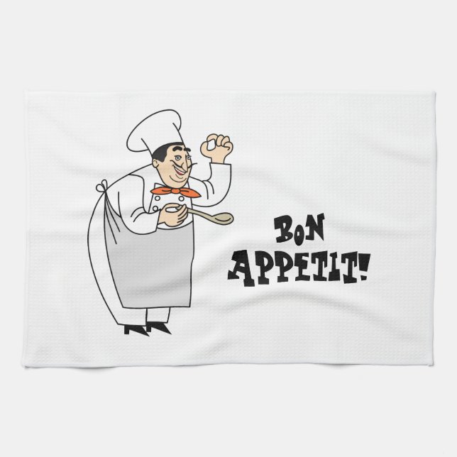 bon appetit tea towel (Horizontal)