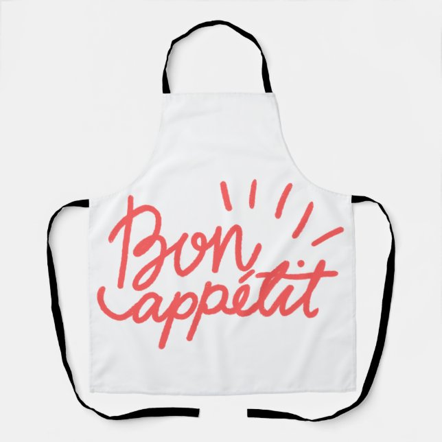 Bon appetit ttext apron (Front)