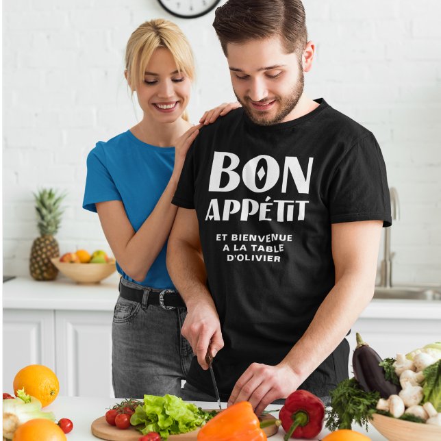 Bon Appetit Welcome to My French Chef's Table T-Shirt (Creator Uploaded)