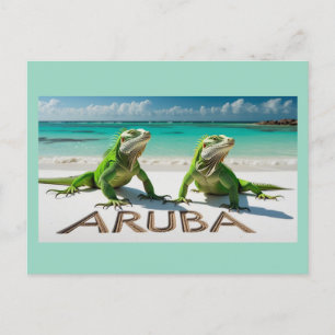 Bon bini  aruba postcard