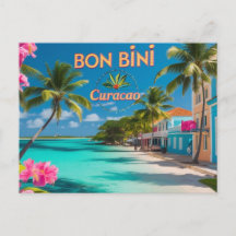 Bon bini to curacao post card