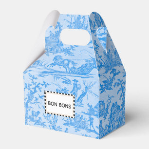 Bon Bons Blue Toile Favour Box